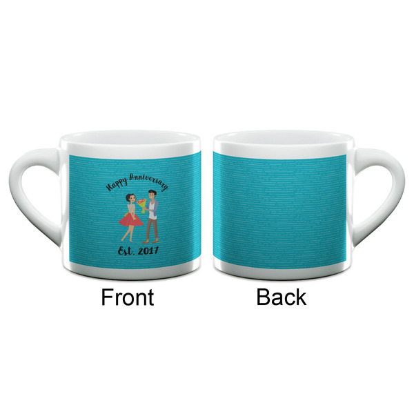 Happy Anniversary Espresso Cup - 6oz (Double Shot) (APPROVAL)