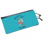 Happy Anniversary Genuine Leather Eyeglass Case (Personalized)