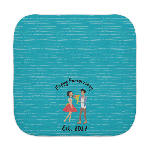 Custom Happy Anniversary Face Towel (Personalized)