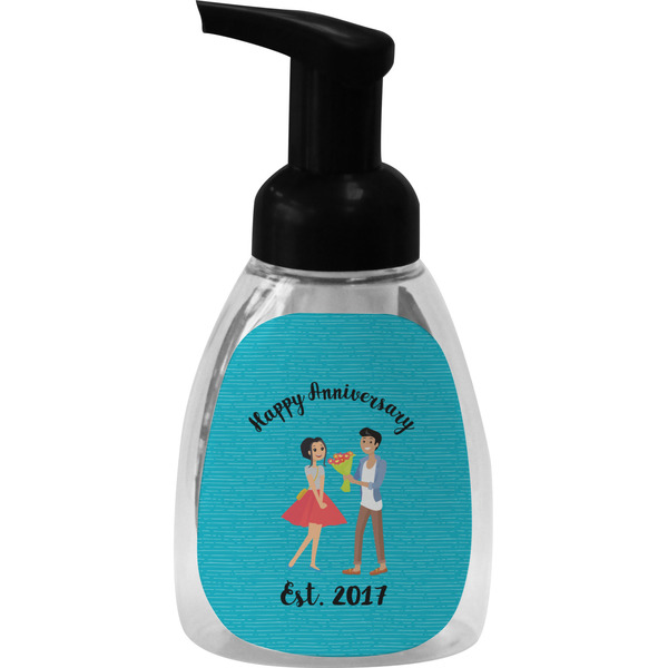Custom Happy Anniversary Foam Soap Bottle (Personalized)