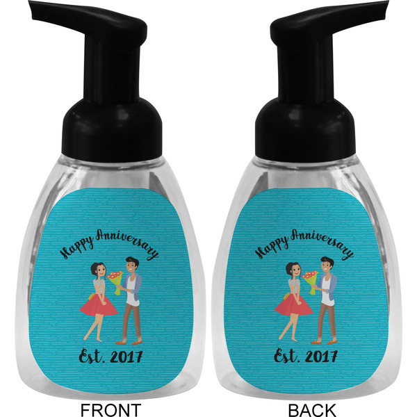 Happy Anniversary Foam Soap Bottle (Front & Back)