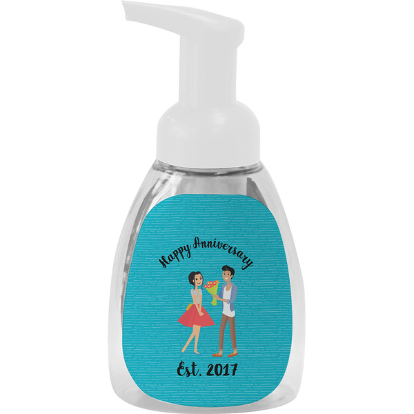 Custom Happy Anniversary Foam Soap Bottle (Personalized)