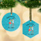 Happy Anniversary Frosted Glass Ornament - MAIN PARENT