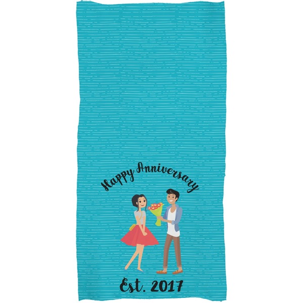Happy Anniversary Full Sized Bath Towel - Apvl