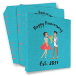 Happy Anniversary 3 Ring Binder - Full Wrap (Personalized)