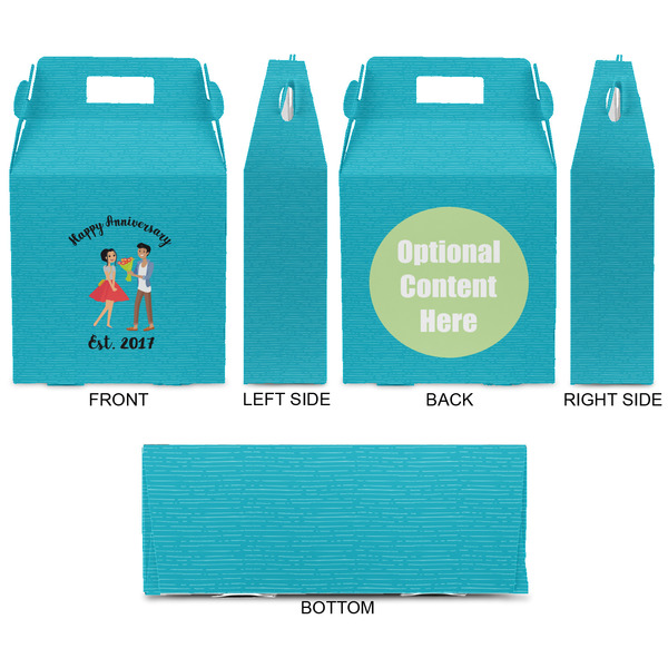 Happy Anniversary Gable Favor Box - Approval