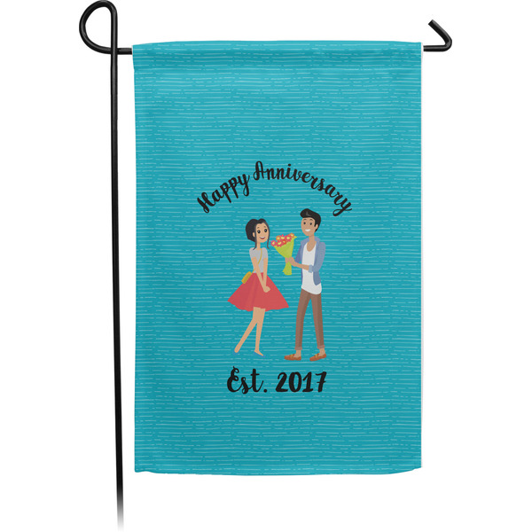 Custom Happy Anniversary Garden Flag (Personalized)