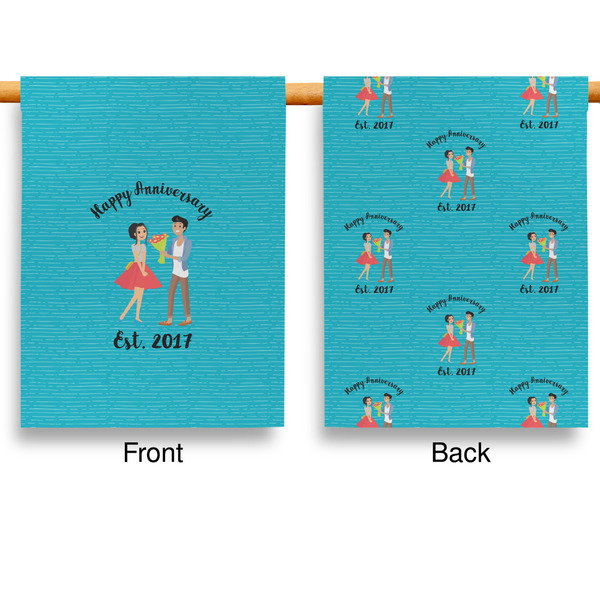 Happy Anniversary Garden Flags - Large - Double Sided - APPROVAL