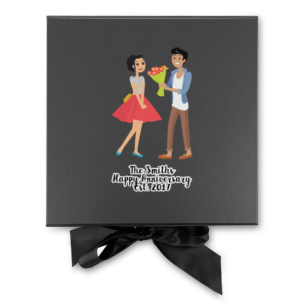 Happy Anniversary Gift Boxes with Magnetic Lid - Black - Approval