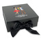 Happy Anniversary Gift Boxes with Magnetic Lid - Black - Front (angle)