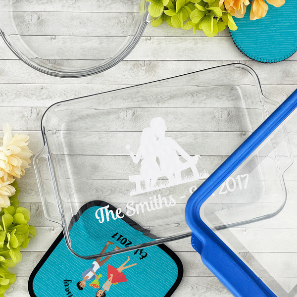 Happy Anniversary Glass Baking Dish - LIFESTYLE (13x9)