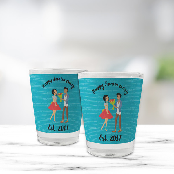 Happy Anniversary Glass Shot Glass - Standard - LIFESTYLE