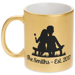 Happy Anniversary Metallic Mug (Personalized)