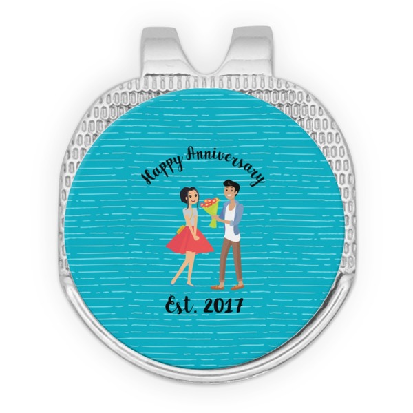Happy Anniversary Golf Ball Hat Marker Hat Clip
