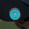 Happy Anniversary Golf Ball Marker Hat Clip - Gold - On Hat