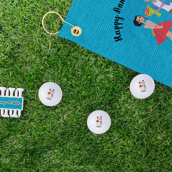 Happy Anniversary Golf Balls - Generic - Set of 3 - LIFESTYLE