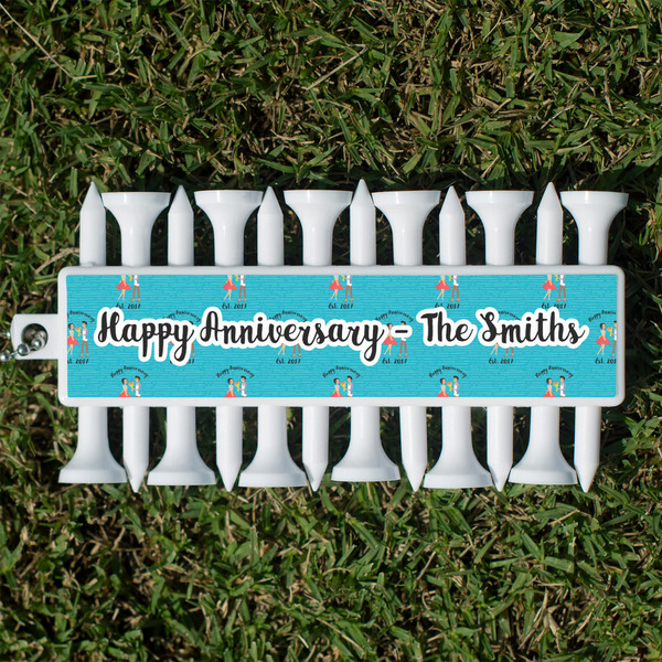 Custom Happy Anniversary Golf Tees & Ball Markers Set (Personalized)
