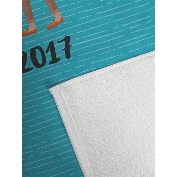 Happy Anniversary Golf Towel - Detail