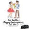 Happy Anniversary Graphic Car Decal