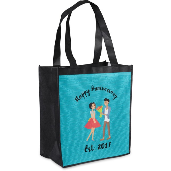 Custom Happy Anniversary Grocery Bag (Personalized)