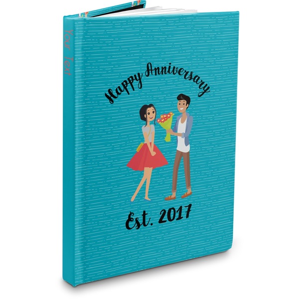 Custom Happy Anniversary Hardbound Journal (Personalized)