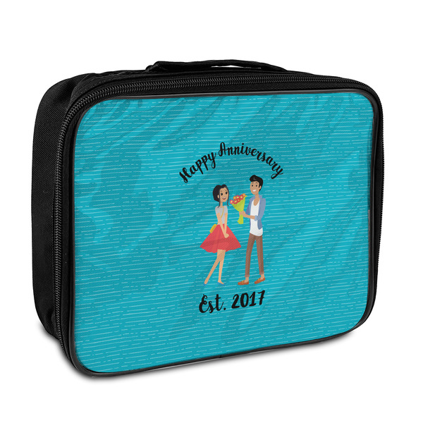 Custom Happy Anniversary Insulated Lunch Bag (Personalized)