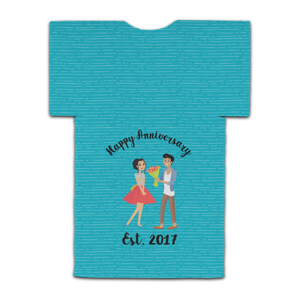 Happy Anniversary Jersey Bottle Cooler - BACK (flat)
