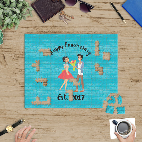 Happy Anniversary Jigsaw Puzzle 500 Piece - In Context