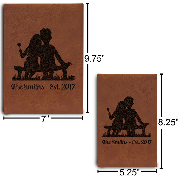 Happy Anniversary Journal Size Comparisons w/ Dimensions