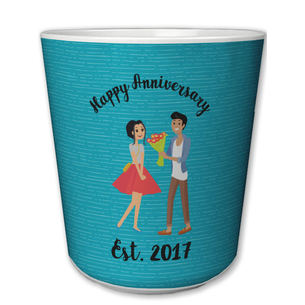 Custom Happy Anniversary Plastic Tumbler 6oz (Personalized)