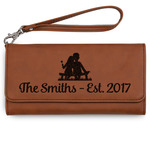 Happy Anniversary Ladies Leatherette Wallet - Laser Engraved - Rawhide (Personalized)