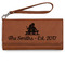 Happy Anniversary Ladies Wallet - Leather - Rawhide - Front View