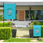 Happy Anniversary Large Garden Flag - Single Sided (Personalized)