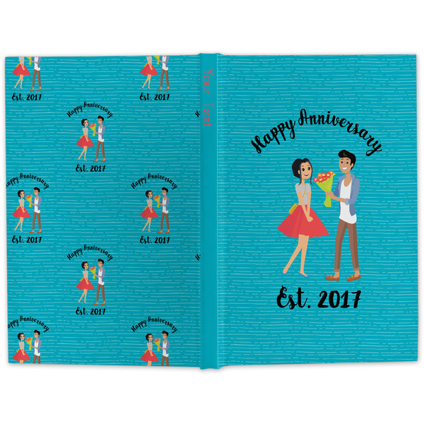 Happy Anniversary Large Hard Cover Journal - Apvl