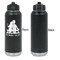 Happy Anniversary Laser Engraved Water Bottles - Front Engraving - Front & Back View