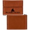 Happy Anniversary Leather Business Card Holder Front Back Single Sided - Apvl