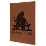 Happy Anniversary Leather Sketchbook (Personalized)