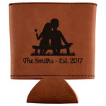 Happy Anniversary Leatherette Can Sleeve (Personalized)