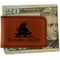 Happy Anniversary Leatherette Magnetic Money Clip - Single Sided (Personalized)