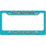 Happy Anniversary License Plate Frame - Style B (Personalized)