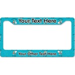 Happy Anniversary License Plate Frame - Style B (Personalized)