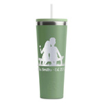 Happy Anniversary RTIC Everyday Tumbler with Straw - 28oz - Light Green - Double-Sided (Personalized)