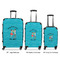 Happy Anniversary Luggage Bags all sizes - With Handle