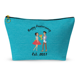 Happy Anniversary Makeup Bag - Small - 8.5"x4.5" (Personalized)