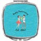 Happy Anniversary Compact Makeup Mirror (Personalized)