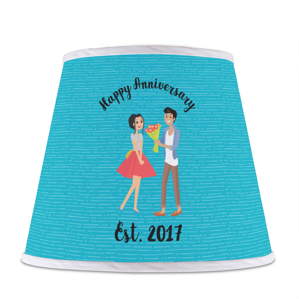 Happy Anniversary Poly Film Empire Lampshade - Front View
