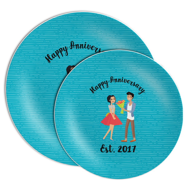 Happy Anniversary Melamine Plates - PARENT/MAIN