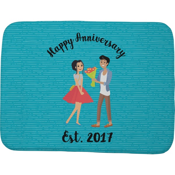 Happy Anniversary Memory Foam Bath Mat 48 X 36