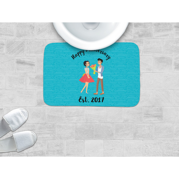 Happy Anniversary Memory Foam Bath Mat - LIFESTYLE