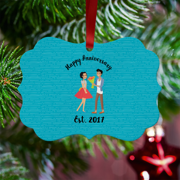 Happy Anniversary Metal Benilux Ornament - Lifestyle